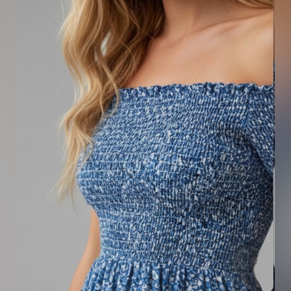 Off The Shoulder  Floral Print Ruffle Hem Dress - Picture 2 of 9